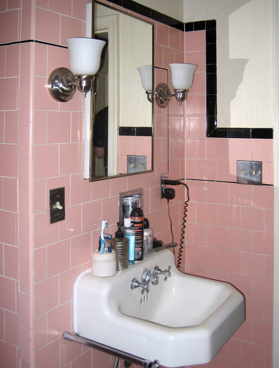 Pink bathroom!